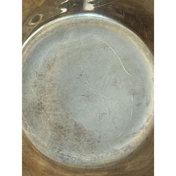 Vintage Amber Glass Bowls Set Of 2 With Intricate Floral Designs - 6" Diameter D - Picture 6 of 11